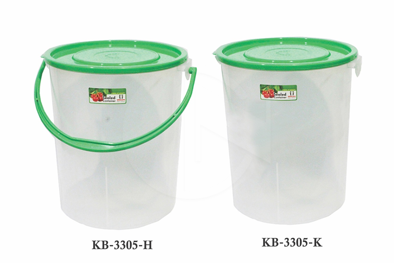 KB-3305-H,KB-3305-K<br>19L Round Container <br> 胶 米 桶