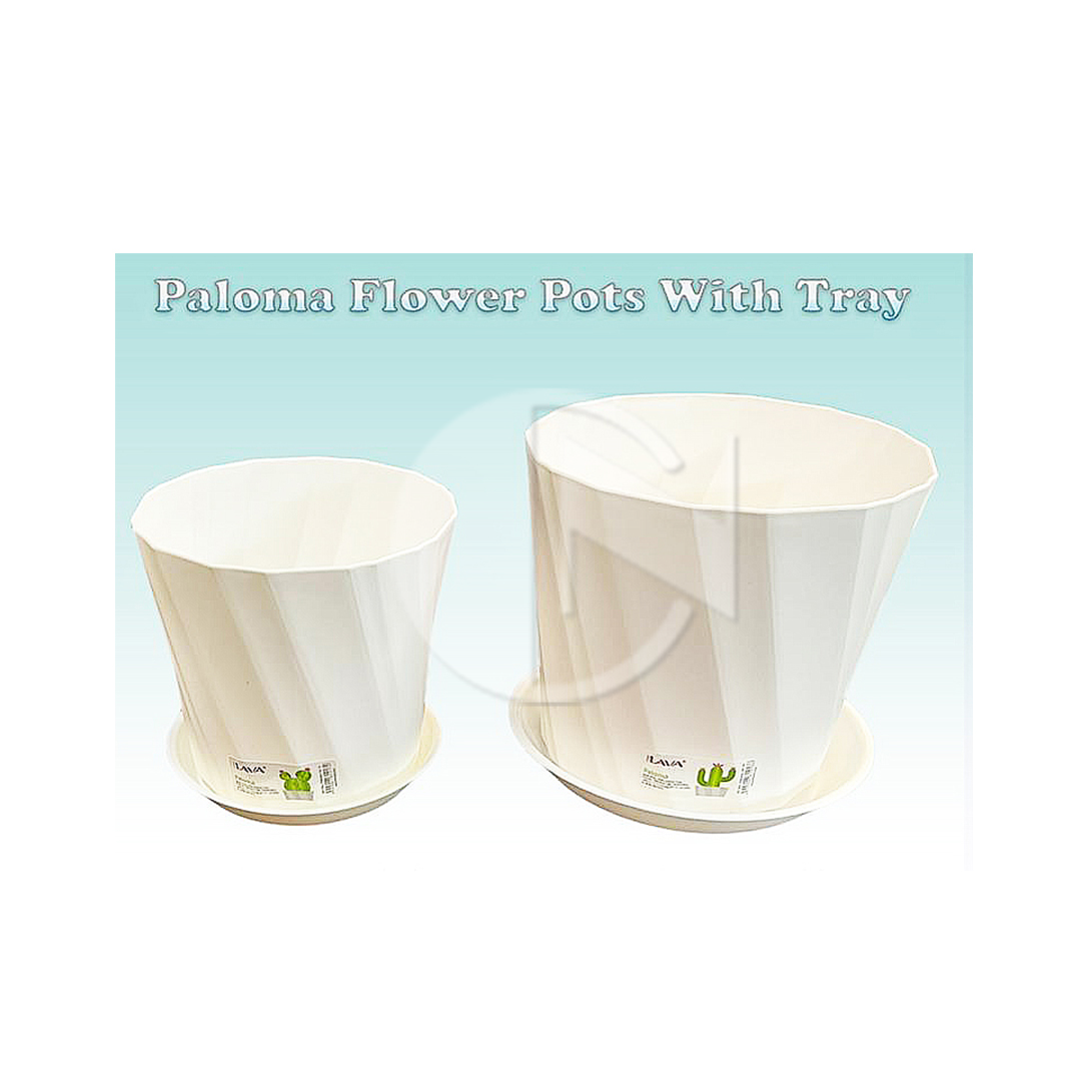 PALOMA16-15~20-18<br>Flower Pots With Tray (M/L)<br>花盆