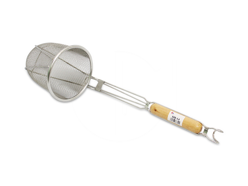 HB-12,HB-14<br>Xtra Long Handle Mee Strainer<br>加长柄钢面捞