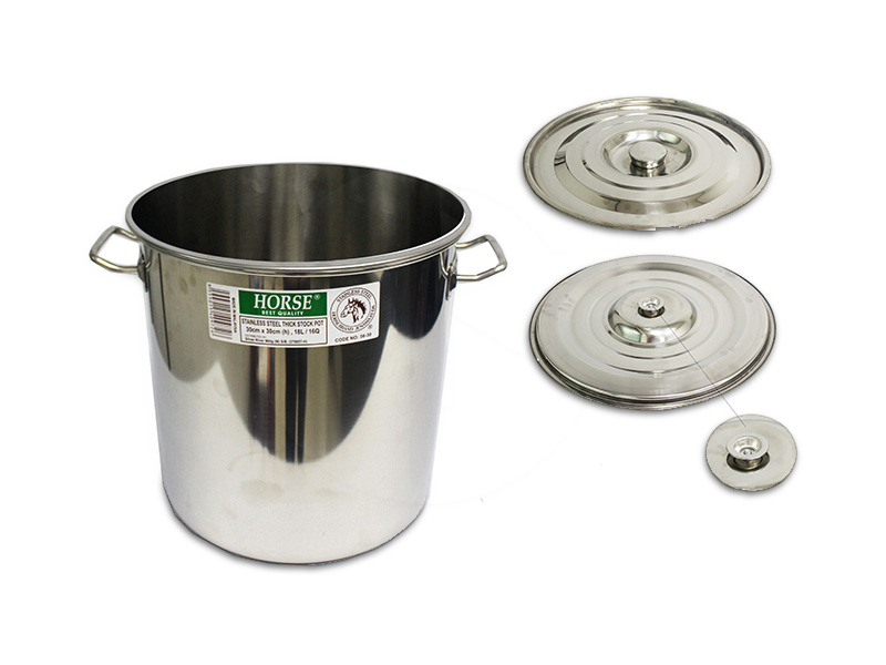 5625A HO~5660A HO<br>Stainless Steel Thick Stock Pot<br>不锈钢汤锅