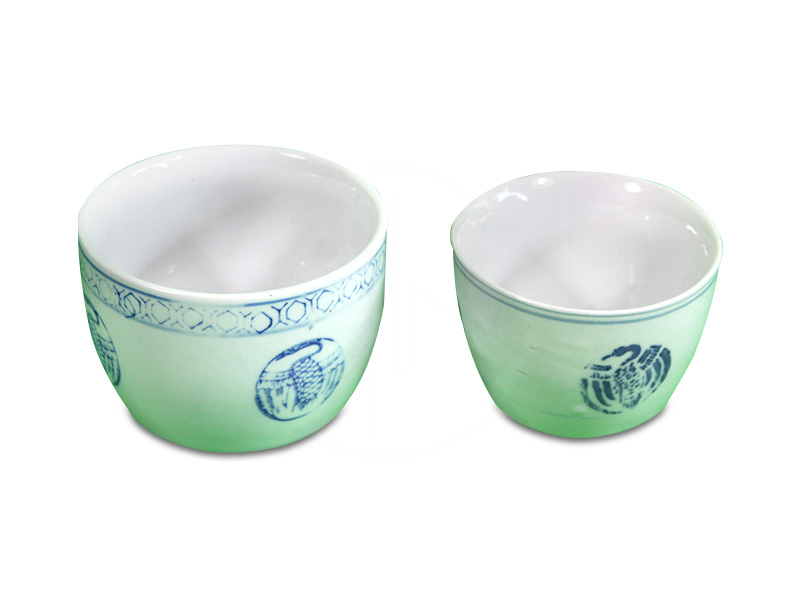 RC30,40,50<br>Porcelain Rice Bowl <br>饭盅(蓝 鲤)