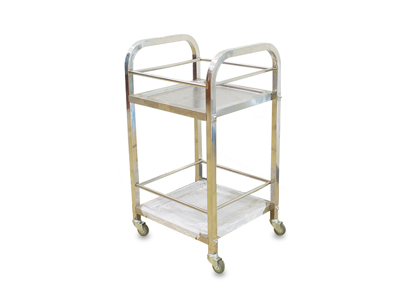 MY-21<br>(Medium)S/S Two Tier Util.Cart <br>(大号)二层钢收碗车