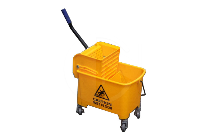 AF-068<br>20L Mopping Pail W/Wringly &Castors(M)<br>单桶大号塑料榨水车(M)