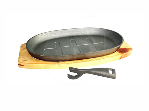 HE-917<br>Cast Iron Hot Plate<br>铁板烧 (丰字)