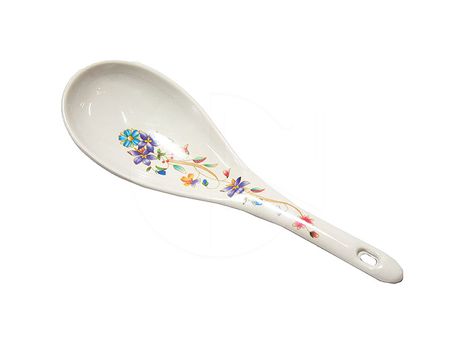 101 CX<br>Flower Plastic Rice Scoop<br>花柄铭饭匙