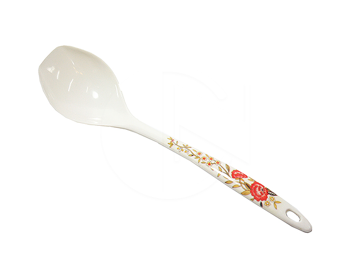 103 CX<br>Flower Plastic Rice Scoop<br>花柄铭咖哩匙