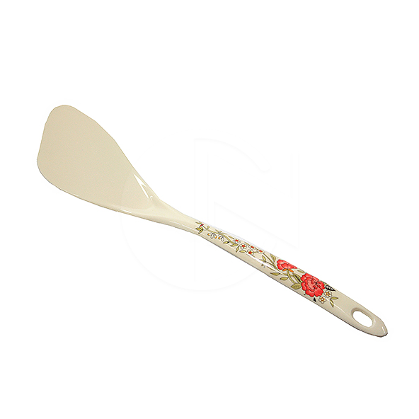 106 CX<br>Flower Plastic Rice Scoop<br>花柄铭鼎匙