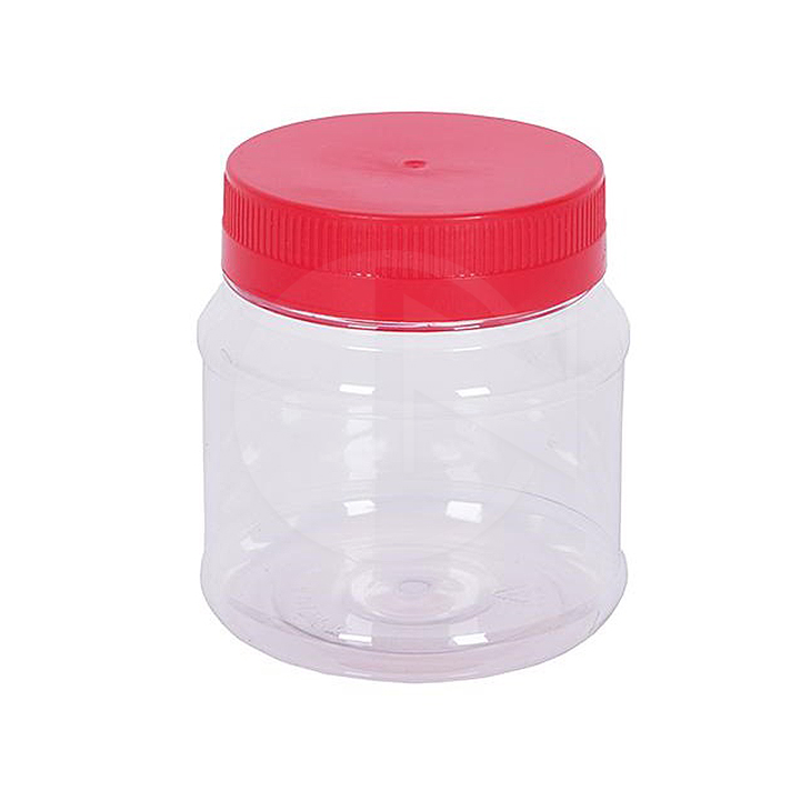 3017PET,3018PET<br>Pet Container<br>红盖圆糖罐