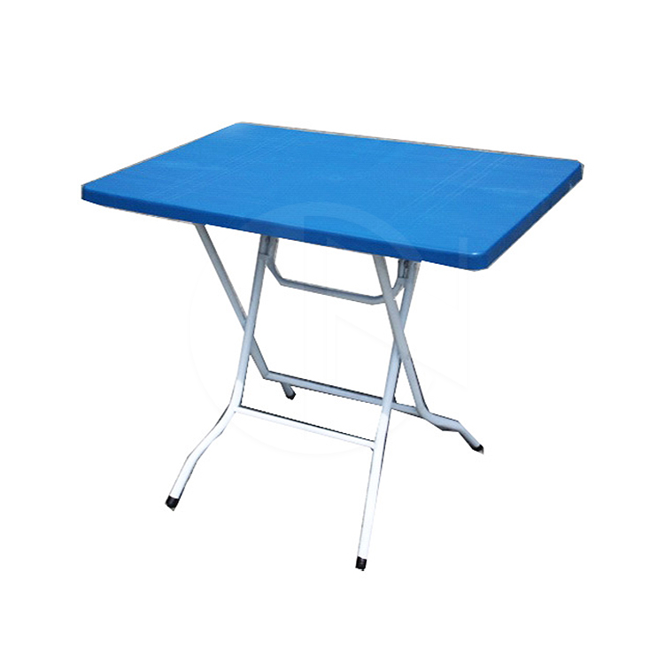 CSK-2488,CSK-T2488/B<br>BLUE -Rect Table<br>蓝色 长型胶桌子+铁脚