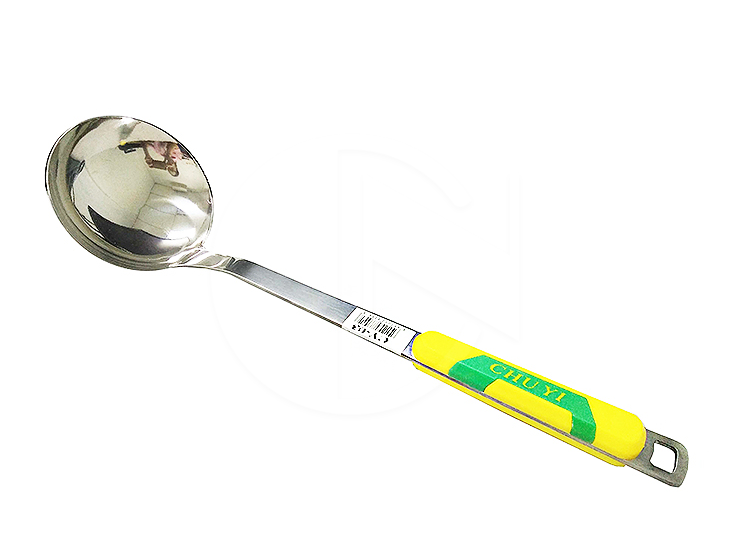 CY-03<br>Colour S/Steel Ladle<br>彩柄钢汤壳