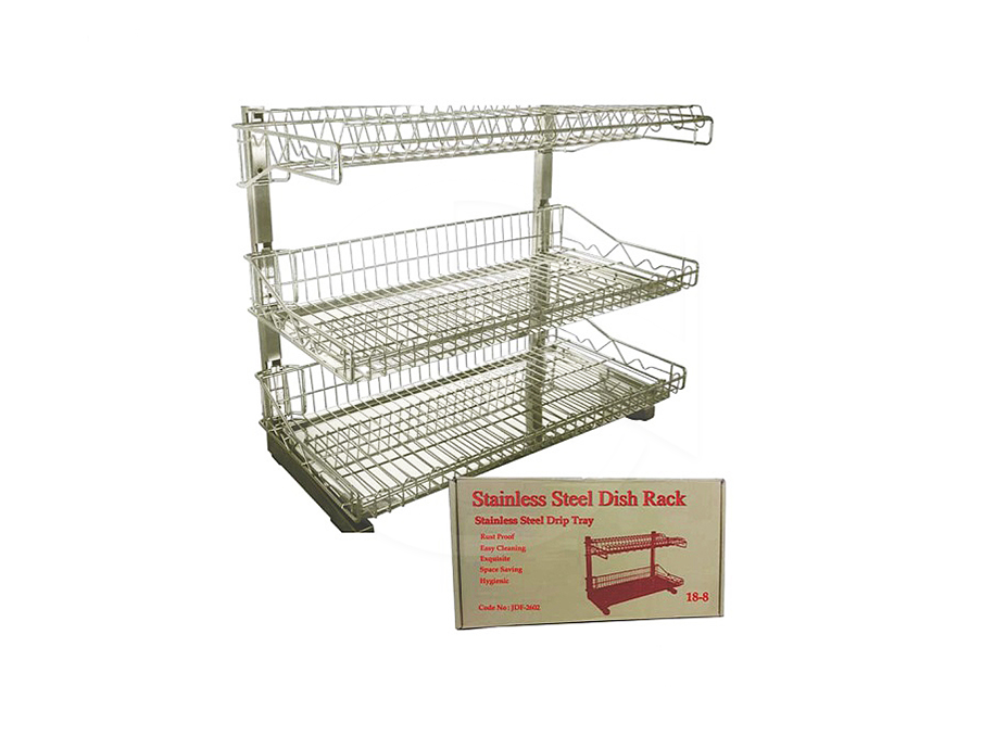 JDF-2603<br>Dish Rack S/Steel<br>不锈钢碗碟架