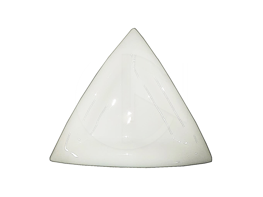 160-164D~160-165A<br>Triangle Shallow Plate (Extra White)<br>三角浅式盘 (特白瓷)