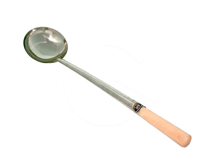 MS-02~MS-16<br>Wooden Handle Ladle<br>两木柄钢汤壳