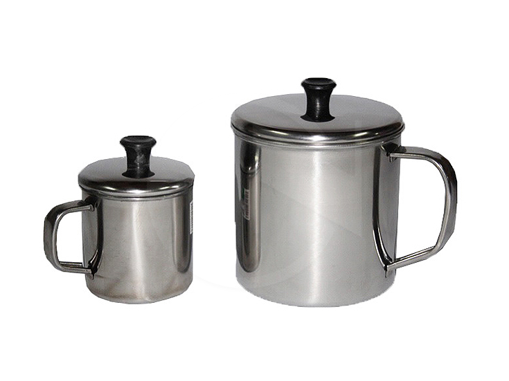 2409-9CM~2416-16CM<br> S/Steel Mug With Cover<br>钢盖杯