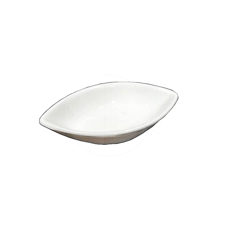 SV944<br>White Sauce Dish (eye)<br>镁 质 强 化 白 风 眼 盘