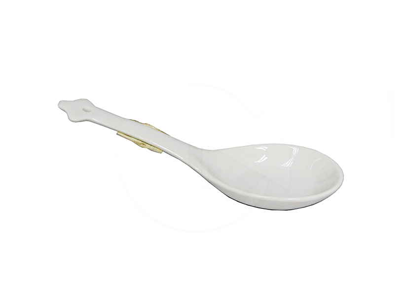 160-211<br>White Porcelain Rice Spoon<br>饭匙(特白瓷)