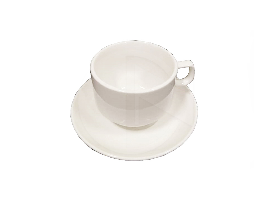 DX-10,DX-11,DX-13<br>White Cup & Saucer<br>白瓷咖啡杯碟