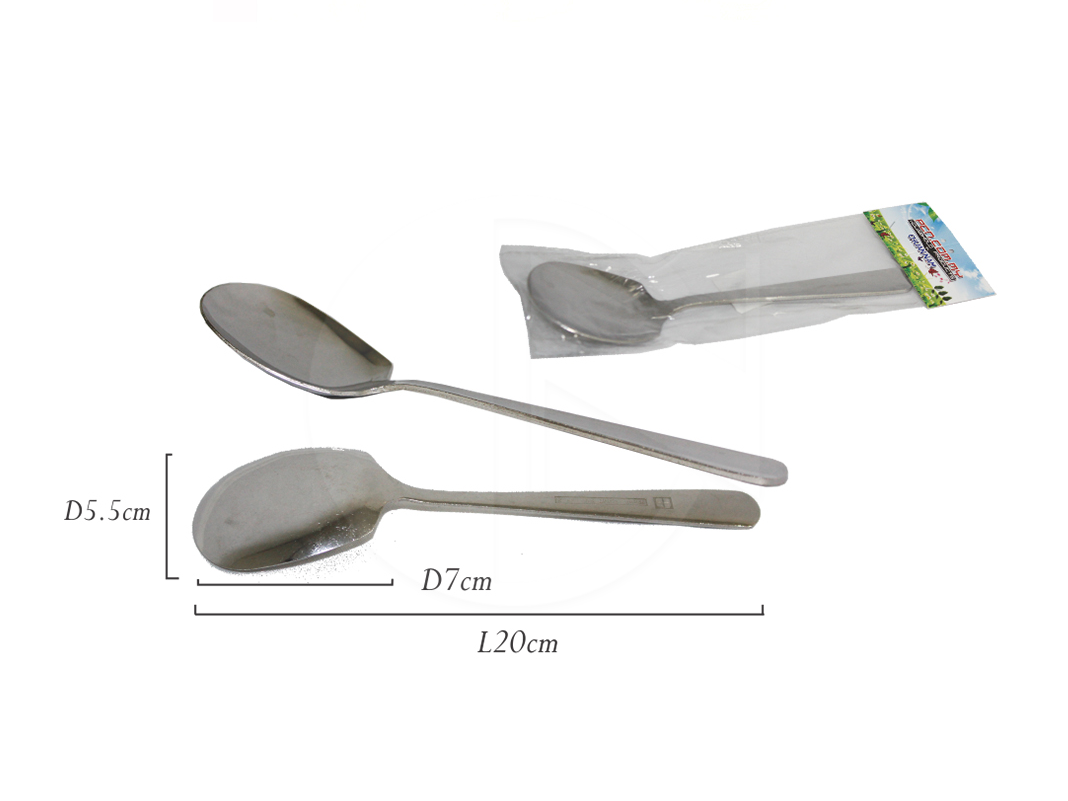 828-SVS<br>Serving Spoon<br>钢磨砂柄 分匙