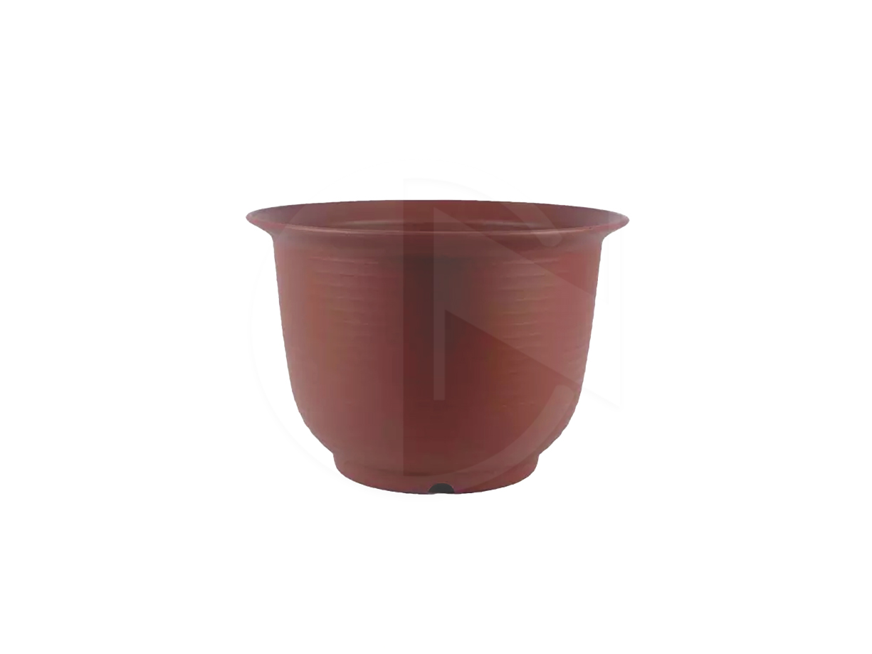 FC1-556 ~ FC1-560<br>Plastic Flower Pot-Dark Brown<br>胶花盆