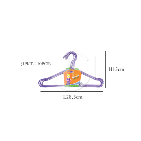 0515<BR>10PCS Kid Hanger<br>10头儿童铁衣吊 