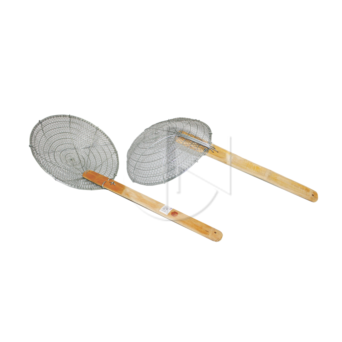 GF-12,GF-13<br>12 Galvanized Wire Skimmer<br>竹柄铁线炸沥