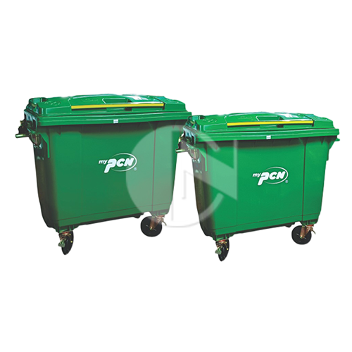 PCN660L-G,PCN1100L-G<br>4 Wheel Bin (Green)<br>环保滚轮式垃圾桶 (绿色)